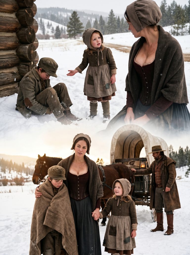“Please, Mama, Don’t Leave Him…” the Little Girl Cried—But He Whispered Why the Widowed Ranch Cook Must Never Reach Mercy Ridge