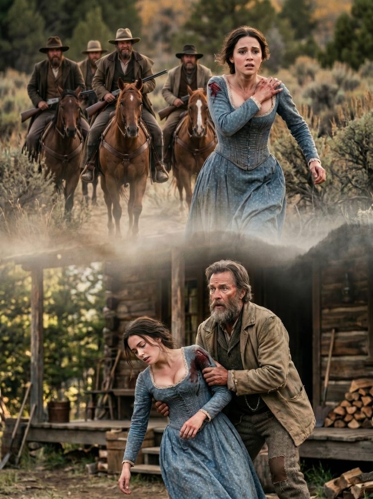 She was shot while running away – The mountain man caught her… Then found the truth hidden under her coat