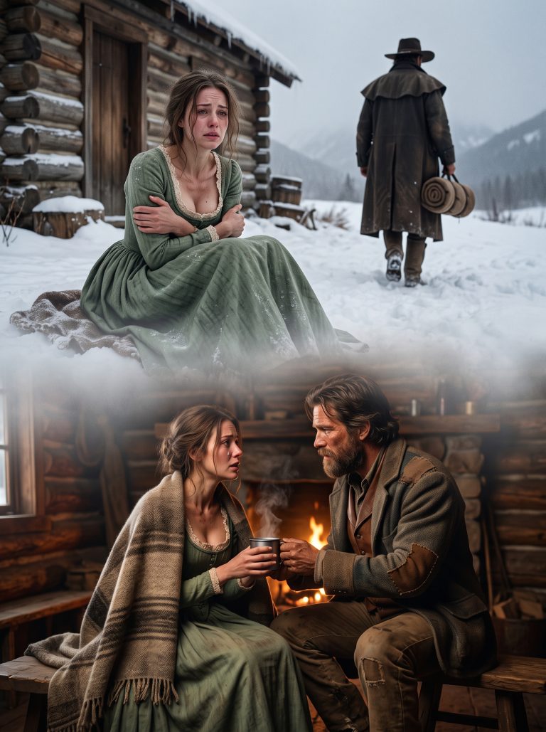 Abandoned in a snowbound cabin by her husband, she expected death… until a mountain man offered her something she had never been given