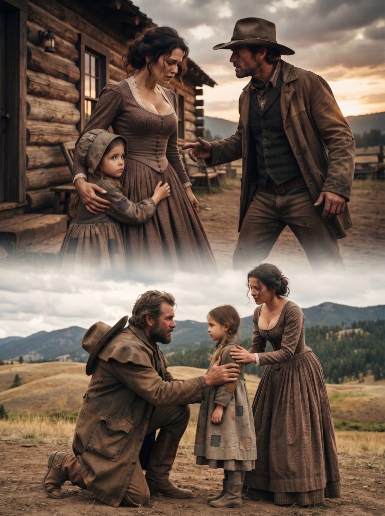 “You’re worthless for giving me a daughter,” he spat—until a mountain man stepped in, lifted her from the dirt, and said she was already his everything.