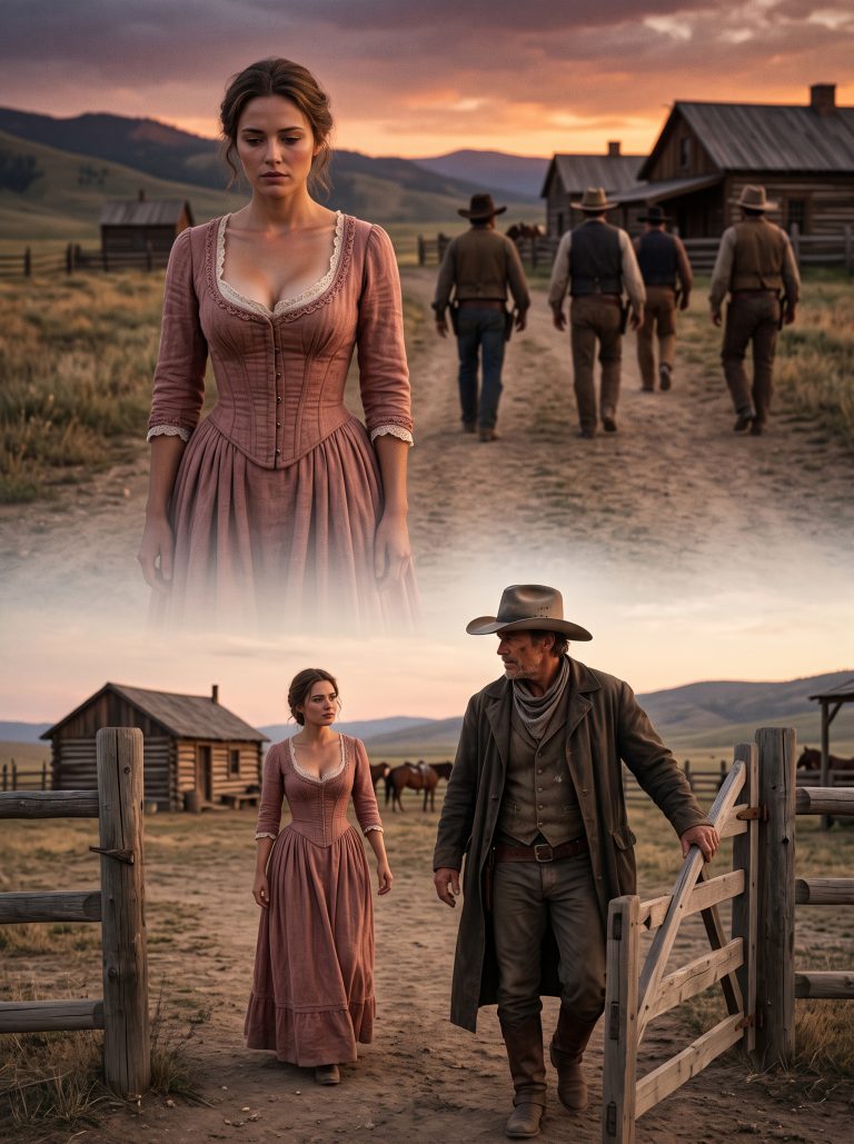 Every rancher in the valley rejected her at sunset — until the quietest man opened his gate and changed everything she was meant to become