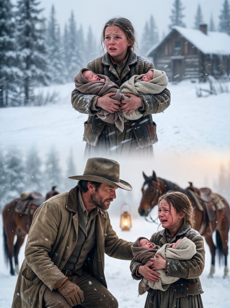 “She Won’t Survive the Night,” they laughed—until a wounded cowboy found her in the snow whispering, “I was never worth coming back for…”