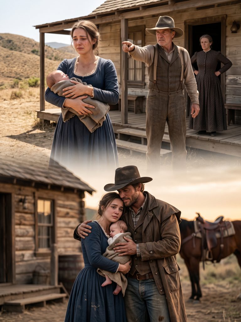 Her family threw her out for having a child—until a ruthless cowboy pulled her into his arms and called her his greatest blessing.