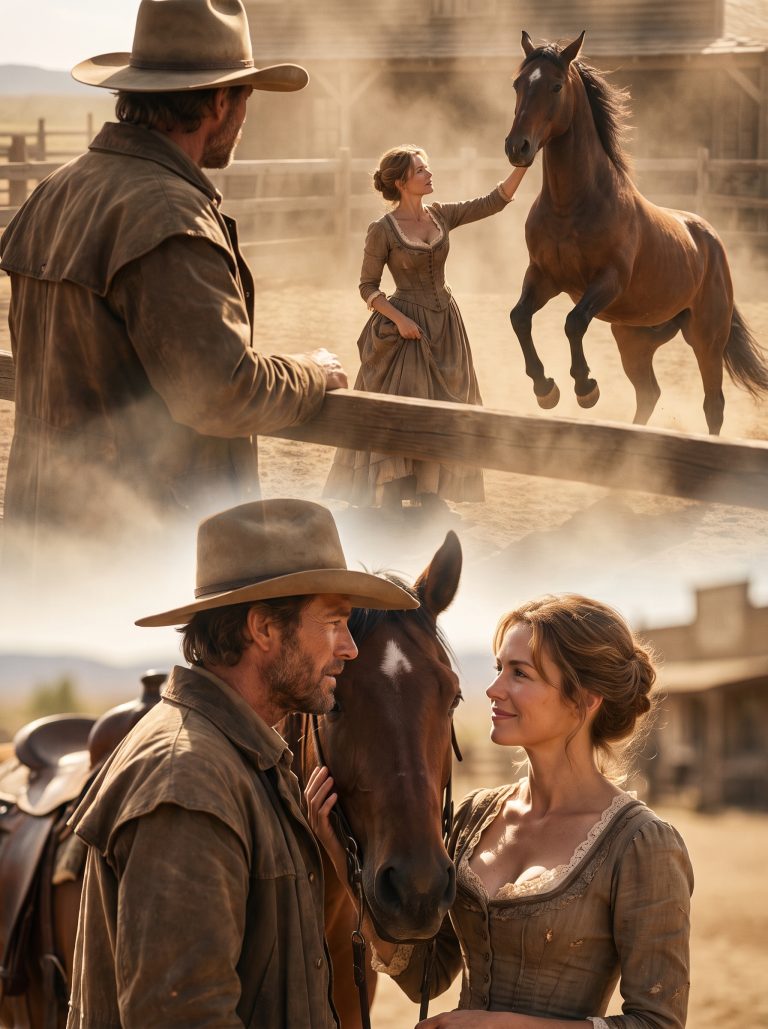 The Town Called Her “Unwanted Old Maid” — Until a Rough Cowboy Witnessed Her Tame His Deadliest Horse Barehanded