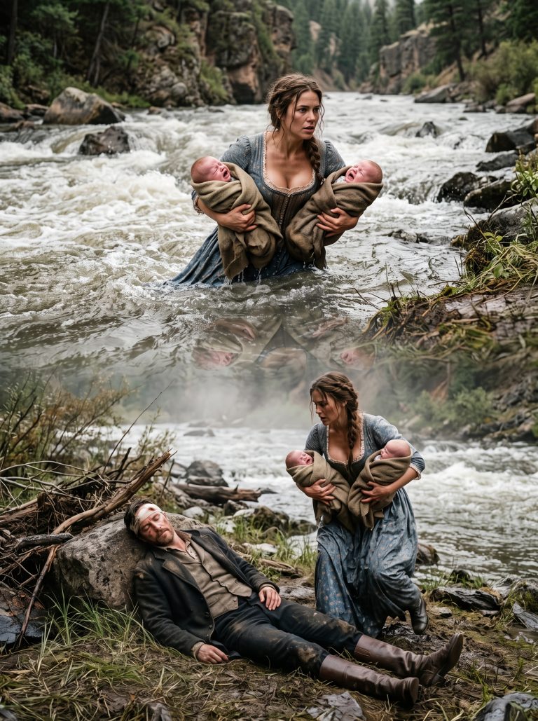She plunged into a raging river to save two helpless babies—never knowing she was about to rewrite a Duke’s destiny.