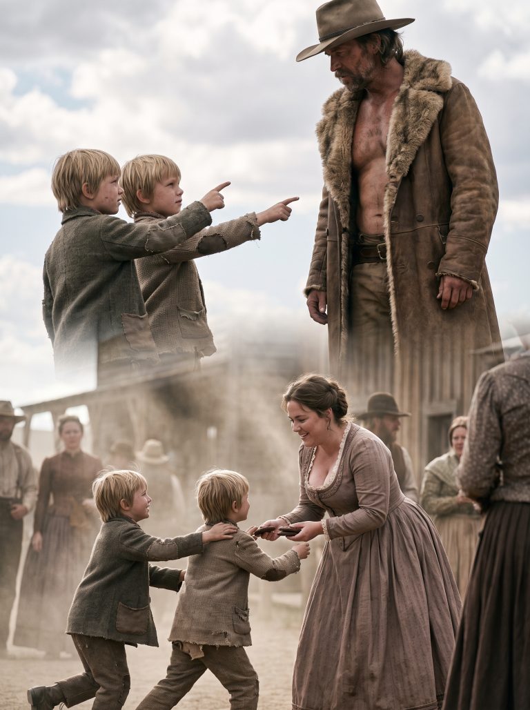 “We Want Her as Our Mommy!” The Mountain Man’s Twins Chose the Widow Everyone Laughed At