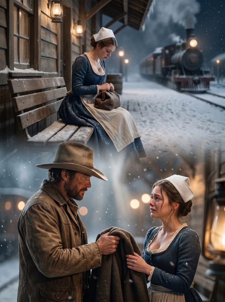 Her Fiancé Abandoned Her at a Frozen Christmas Depot—Then a Widowed Cowboy Offered Her the One Thing She Had Lost