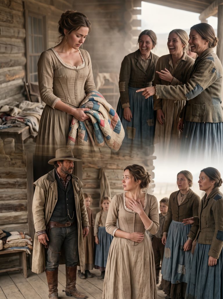 The Women Laughed at Her Quilt—Then the Cowboy Said, “That’s the One I’d Keep”