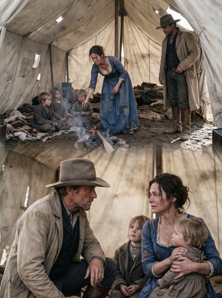 She Was Raising Three Kids In A Tent, The Cowboy Said, “You’ll Sleep Under A Roof Tonight”