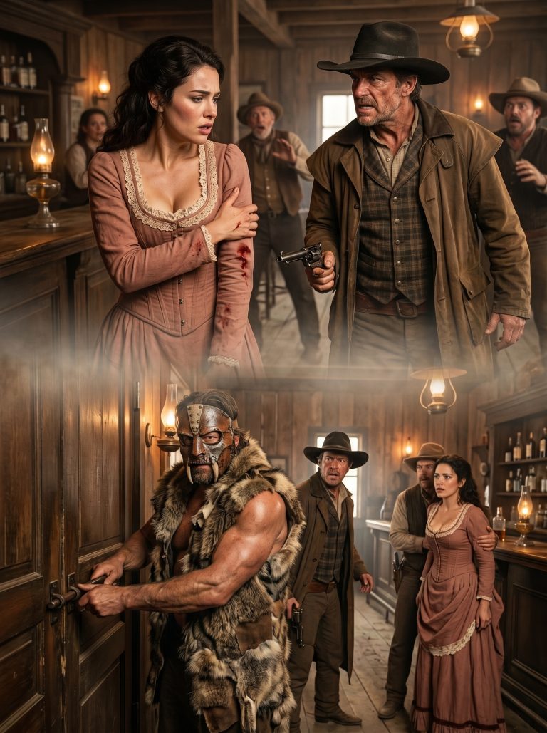 She Refused One Dance in the Saloon—Minutes Later, The Gunslingers Had Already Drawn Blood… Then The Stranger Locked the Doors