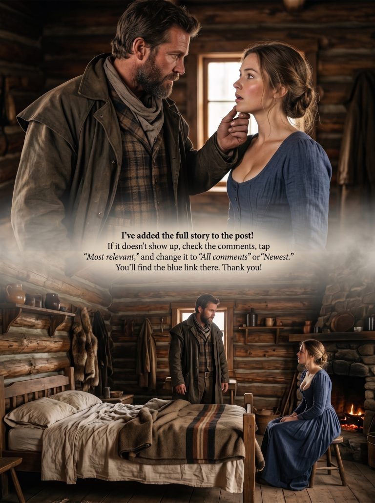 “You’ll Be Safe Here… Between My Sheets,” the Mountain Man Said to the Woman Who Had Nothing Left.